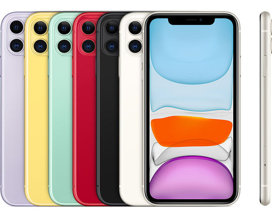 iPhone 11 model reference — colour and actual device condition may vary