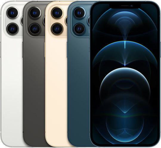 iPhone 12 Pro Max model reference — colour and actual device condition may vary
