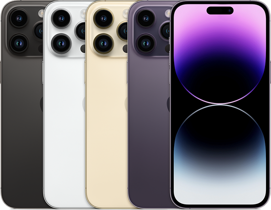 iPhone 14 Pro Max model reference — colour and actual device condition may vary