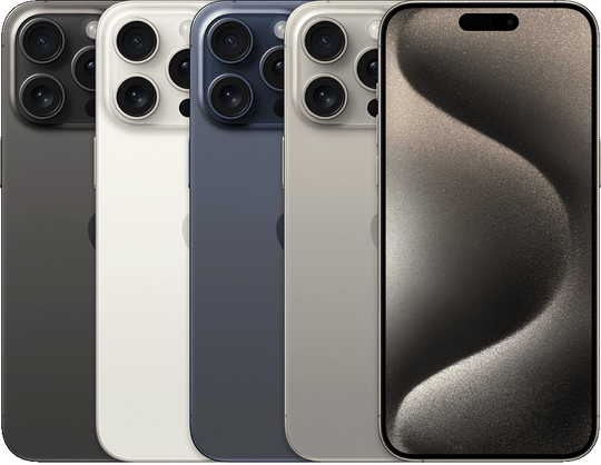 iPhone 15 Pro Max model reference — colour and actual device condition may vary