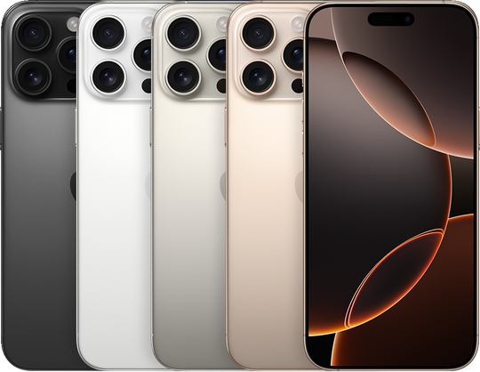 iPhone 16 Pro Max model reference — colour and actual device condition may vary
