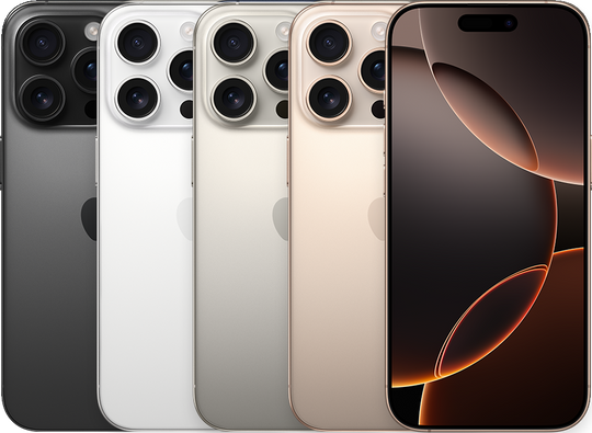 iPhone 16 Pro model reference — colour and actual device condition may vary