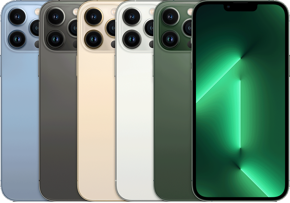 iPhone 13 Pro Max model reference — colour and actual device condition may vary