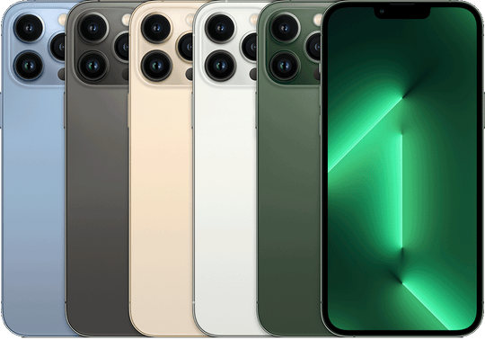 iPhone 13 Pro Max model reference — colour and actual device condition may vary
