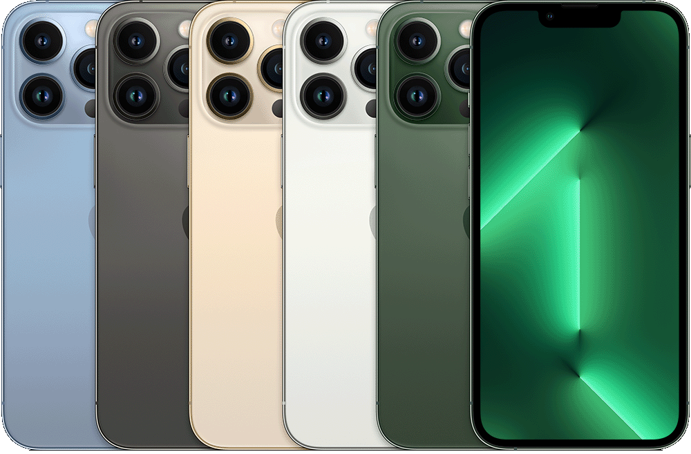 iPhone 13 Pro model reference — colour and actual device condition may vary