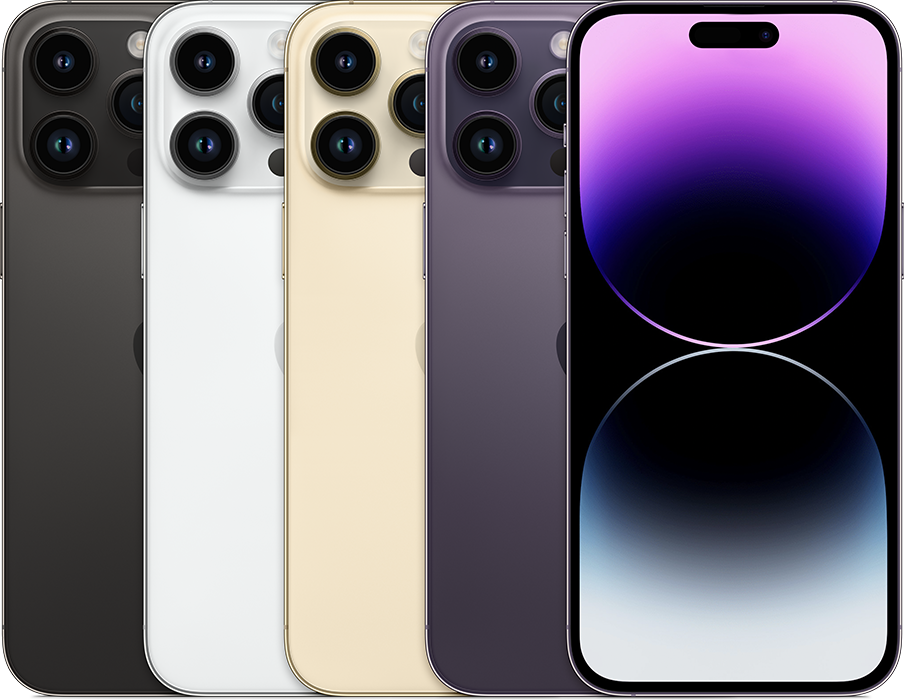 iPhone 14 Pro Max model reference — colour and actual device condition may vary